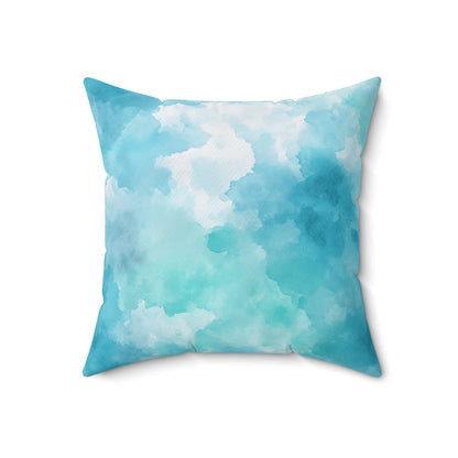 Ocean Drift Mosaic - Spun Polyester Square Pillow