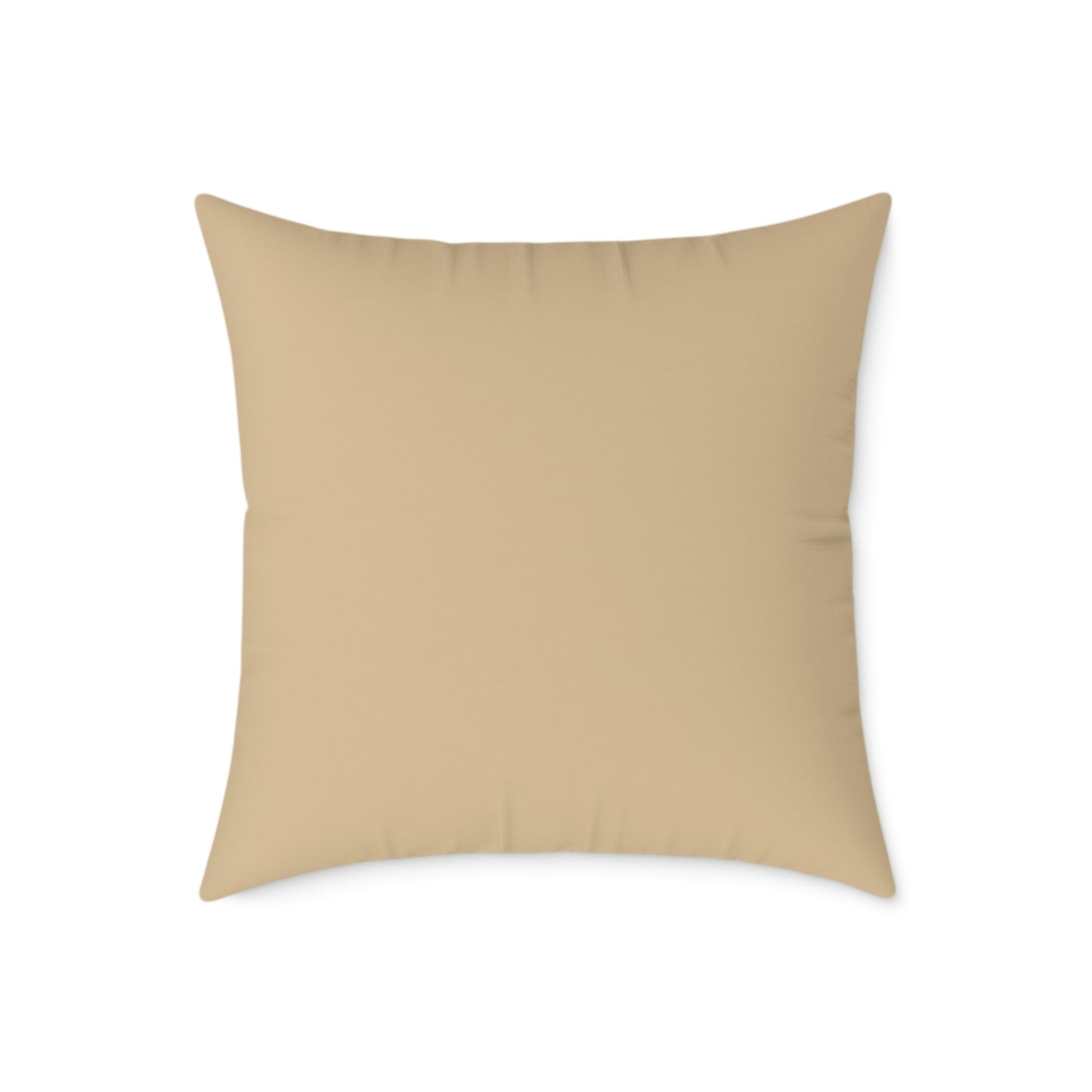 Horizon Ember Glow - Square Poly Canvas Pillow