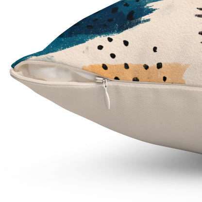 Festival Shapes Bloom - Spun Polyester Square Pillow