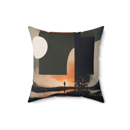 Nightfall Vista - Spun Polyester Square Pillow