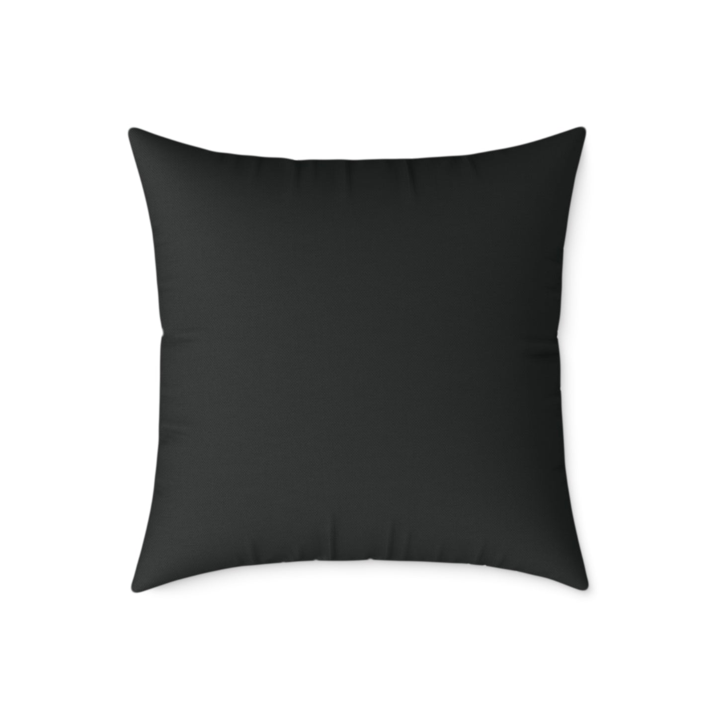 Pebble Scatter - Midnight - Square Poly Canvas Pillow