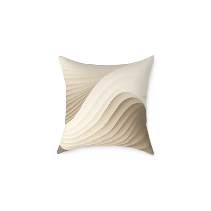 Desert Sweep - Square Poly Canvas Pillow