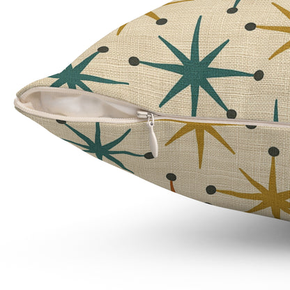 Starburst Cheer - Spun Polyester Square Pillow