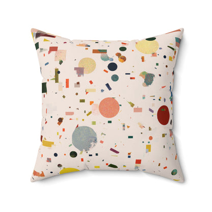 Playful Party Dots - Spun Polyester Square Pillow