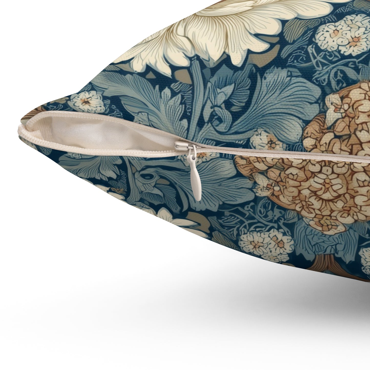 Chrysanthemum Court - Spun Polyester Square Pillow