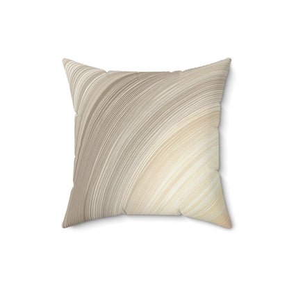 Radiant Halo Lines - Faux Suede Square Pillow