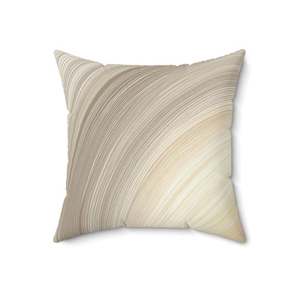 Radiant Halo Lines - Faux Suede Square Pillow