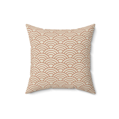 Terra Scallop - Spun Polyester Square Pillow