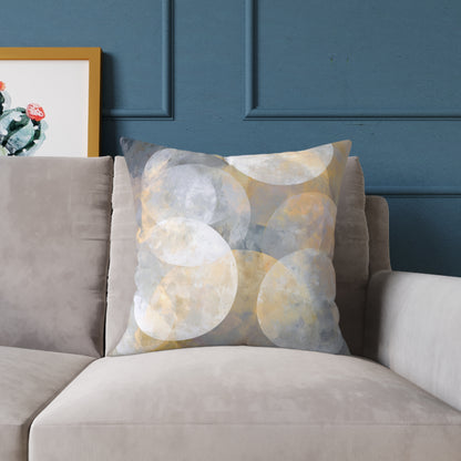 Celestial Orb Scatter - Square Poly Canvas Pillow