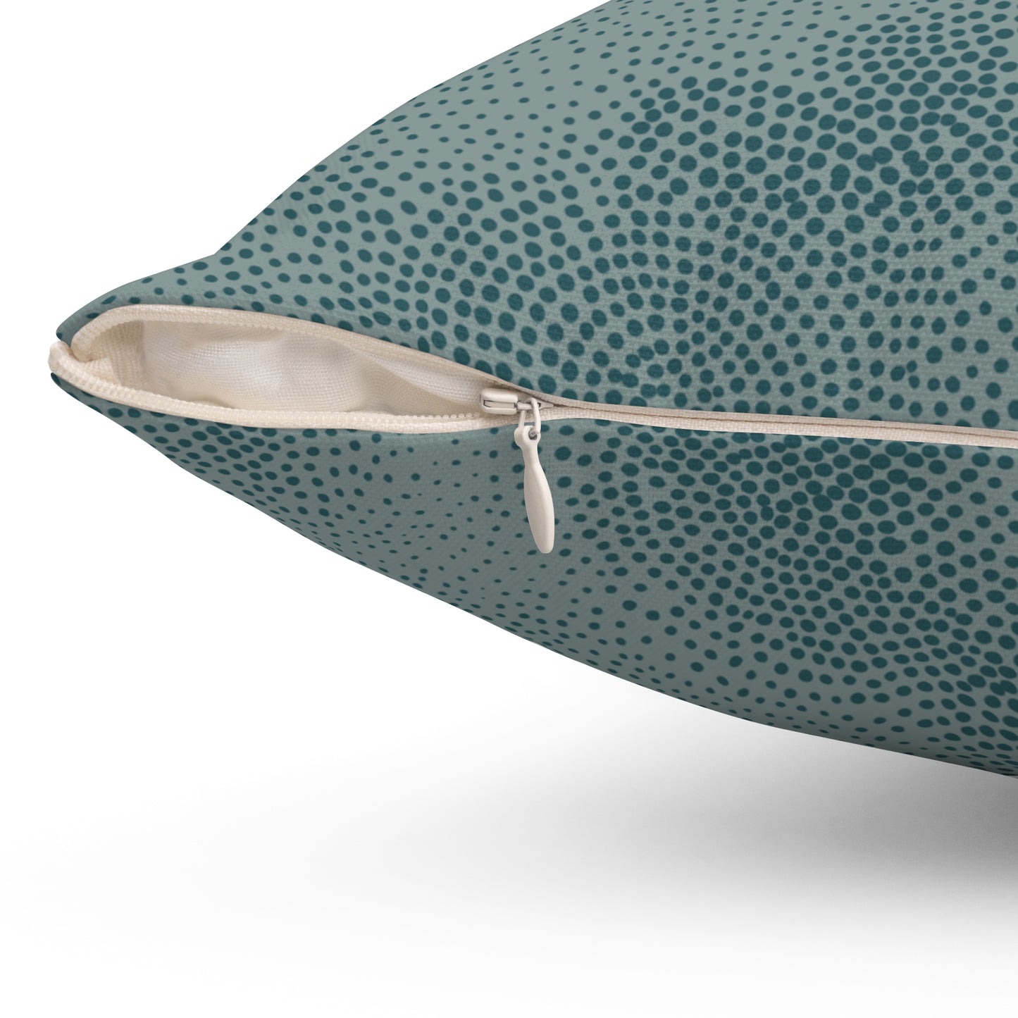 Deep Dot Fade - Spun Polyester Square Pillow