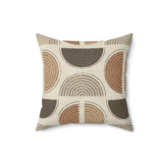 Terra Arc - Spun Polyester Square Pillow