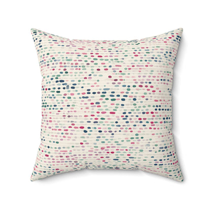 Pastel Pixel - Spun Polyester Square Pillow