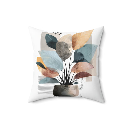 Sculpted Terra Arrangement - Spun Polyester Square Pillow