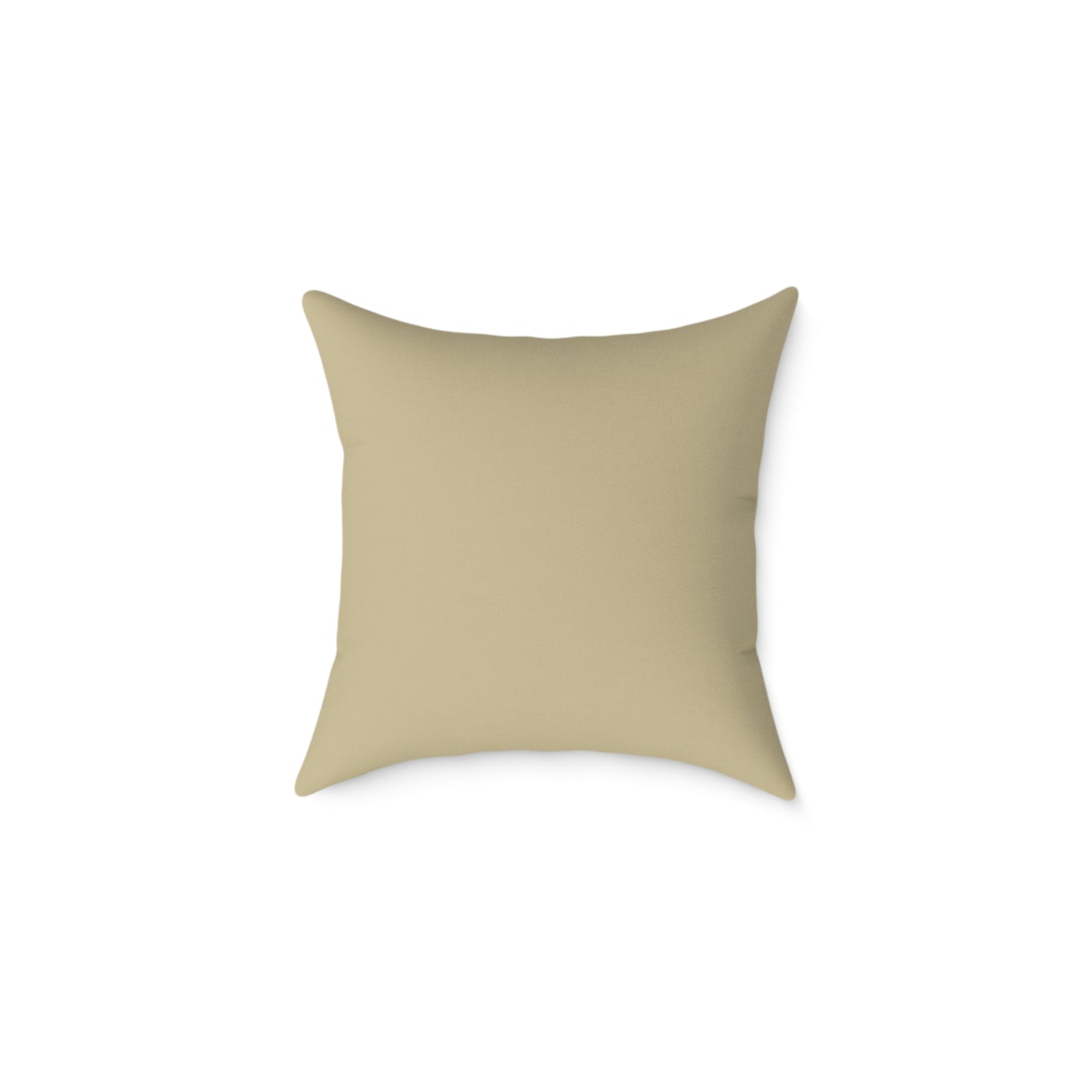 Loom Lines - Oat - Square Poly Canvas Pillow
