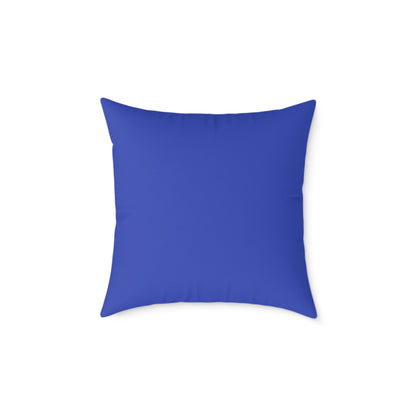 Santorini Mosaic Tile - Square Poly Canvas Pillow