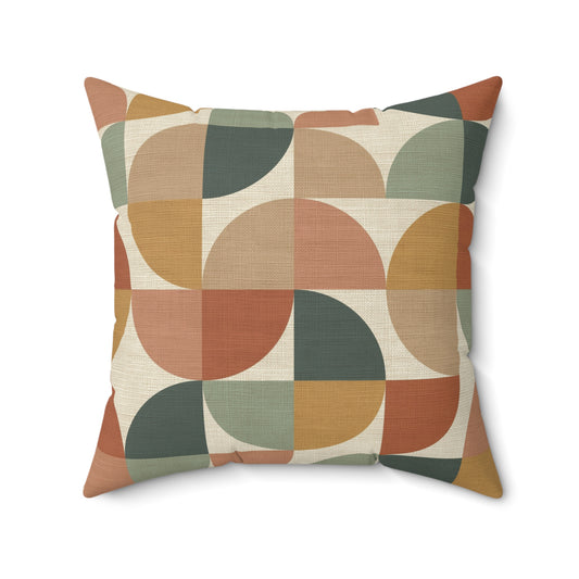 Mod Mosaic - Faux Suede Square Pillow