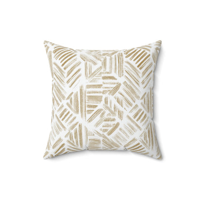 Sandstone Brush Weave - Spun Polyester Square Pillow