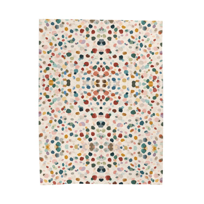 Summer Garden Bloom - Velveteen Plush Blanket