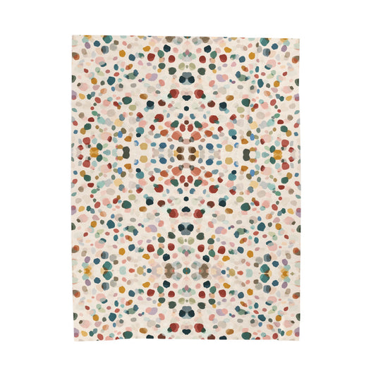 Summer Garden Bloom - Velveteen Plush Blanket