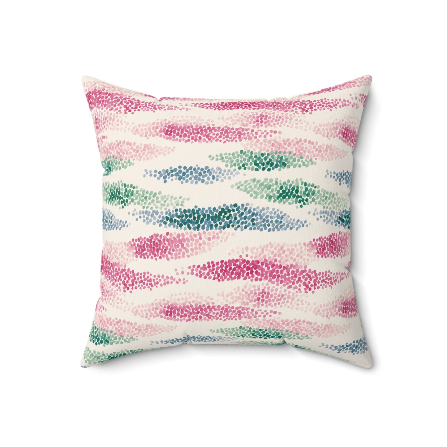 Wild Rose Tide - Spun Polyester Square Pillow