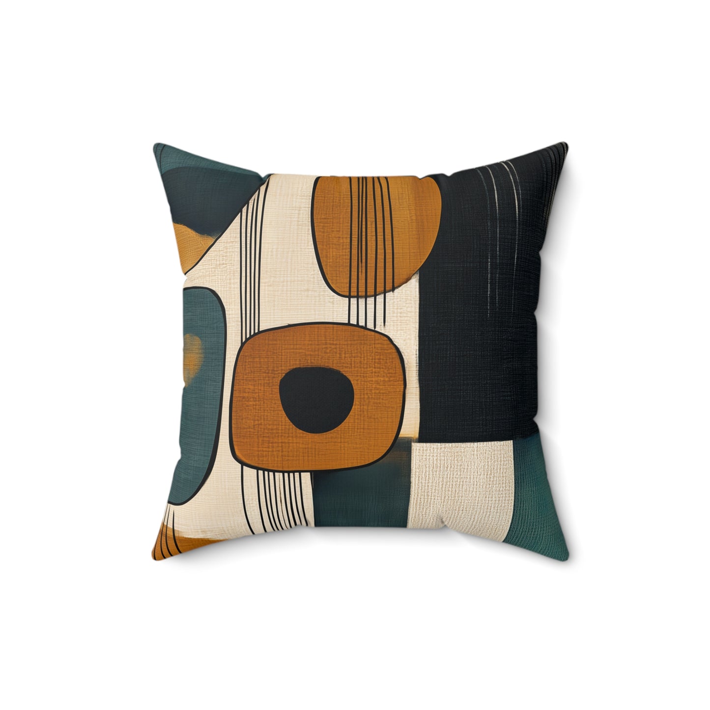 Atomic Orchard - Spun Polyester Square Pillow