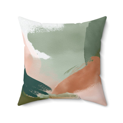 Soft Canyon Drift - Spun Polyester Square Pillow