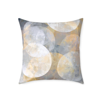 Celestial Orb Scatter - Square Poly Canvas Pillow
