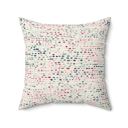 Pastel Pixel - Spun Polyester Square Pillow