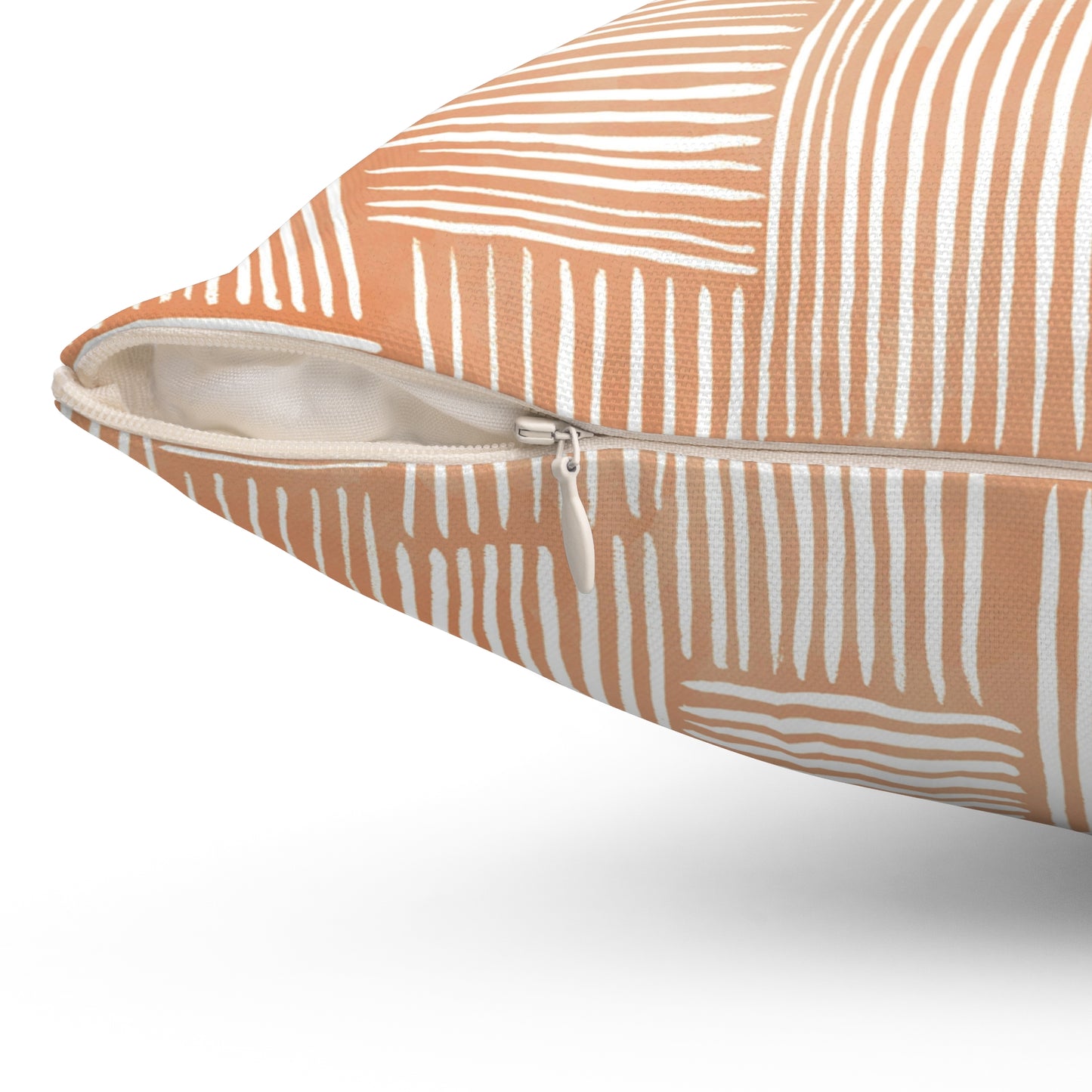Clay Weave - Spun Polyester Square Pillow