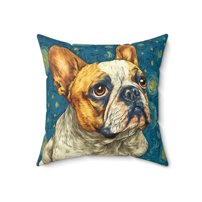 Star Watch Boxer - Spun Polyester Square Pillow