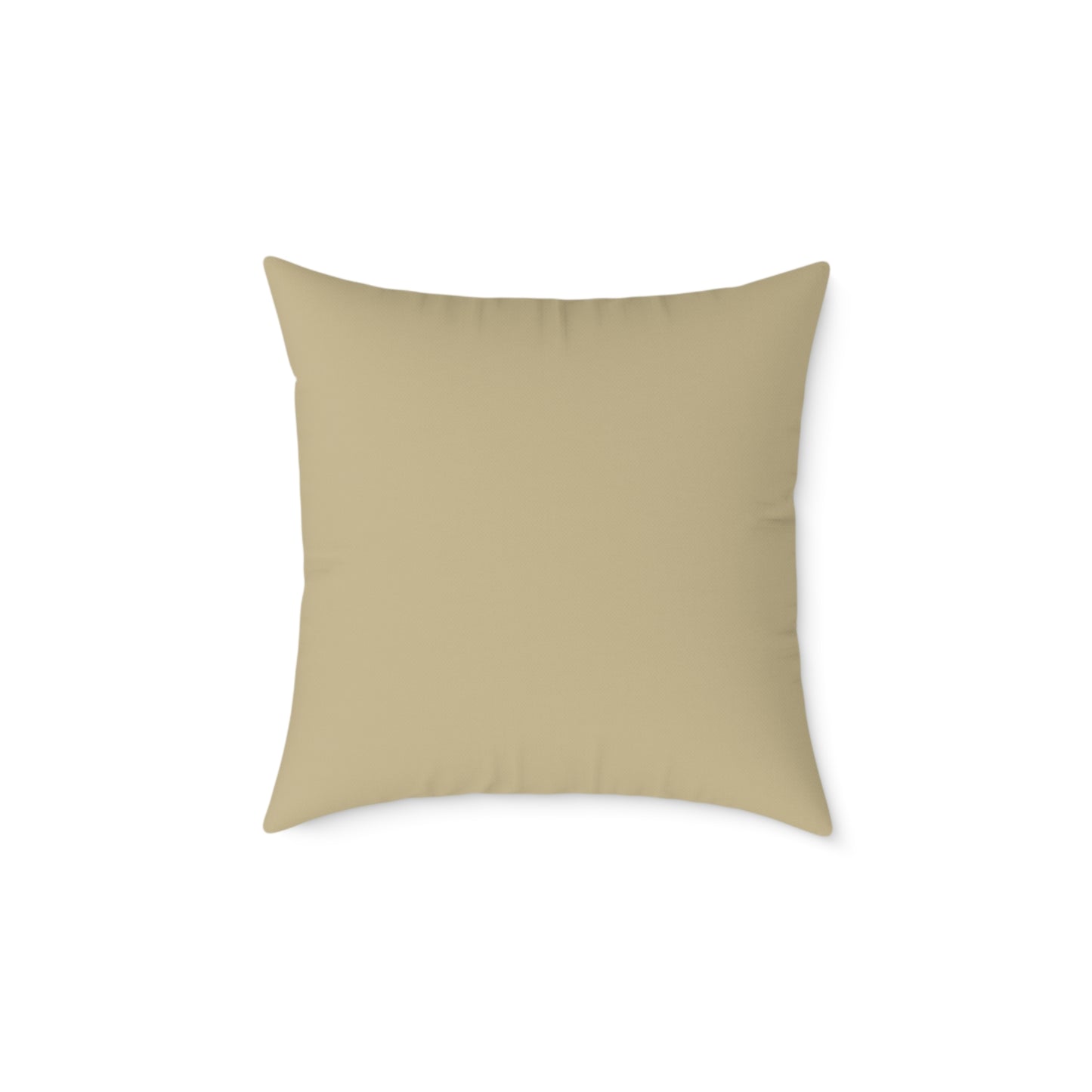 Pebble Scatter - Oat - Square Poly Canvas Pillow
