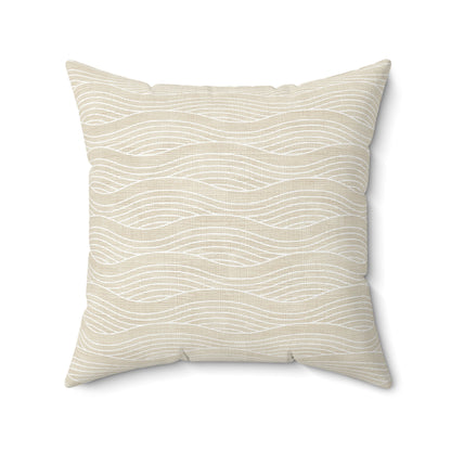 Soft Ripple - Spun Polyester Square Pillow