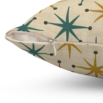 Starburst Cheer - Spun Polyester Square Pillow