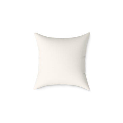 Autumn Brush Strokes - Square Poly Canvas Pillow