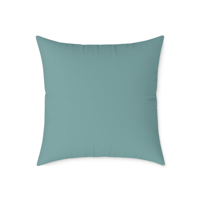 Pastel Pebble Garden - Square Poly Canvas Pillow