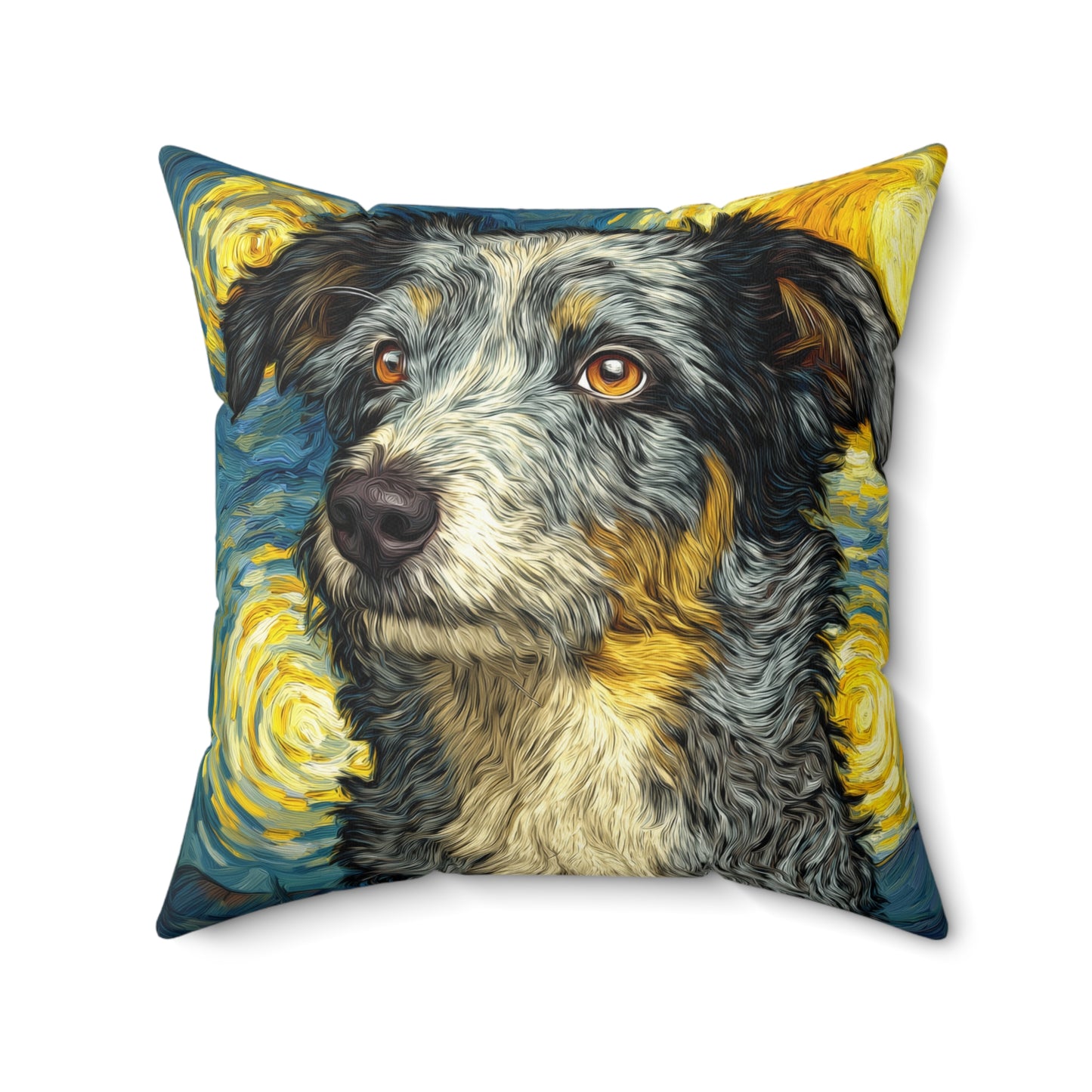 Starlit Shepherd - Spun Polyester Square Pillow