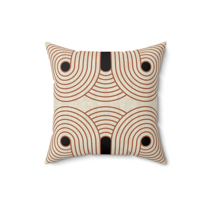 Loop Line - Spun Polyester Square Pillow
