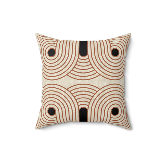 Loop Line - Spun Polyester Square Pillow