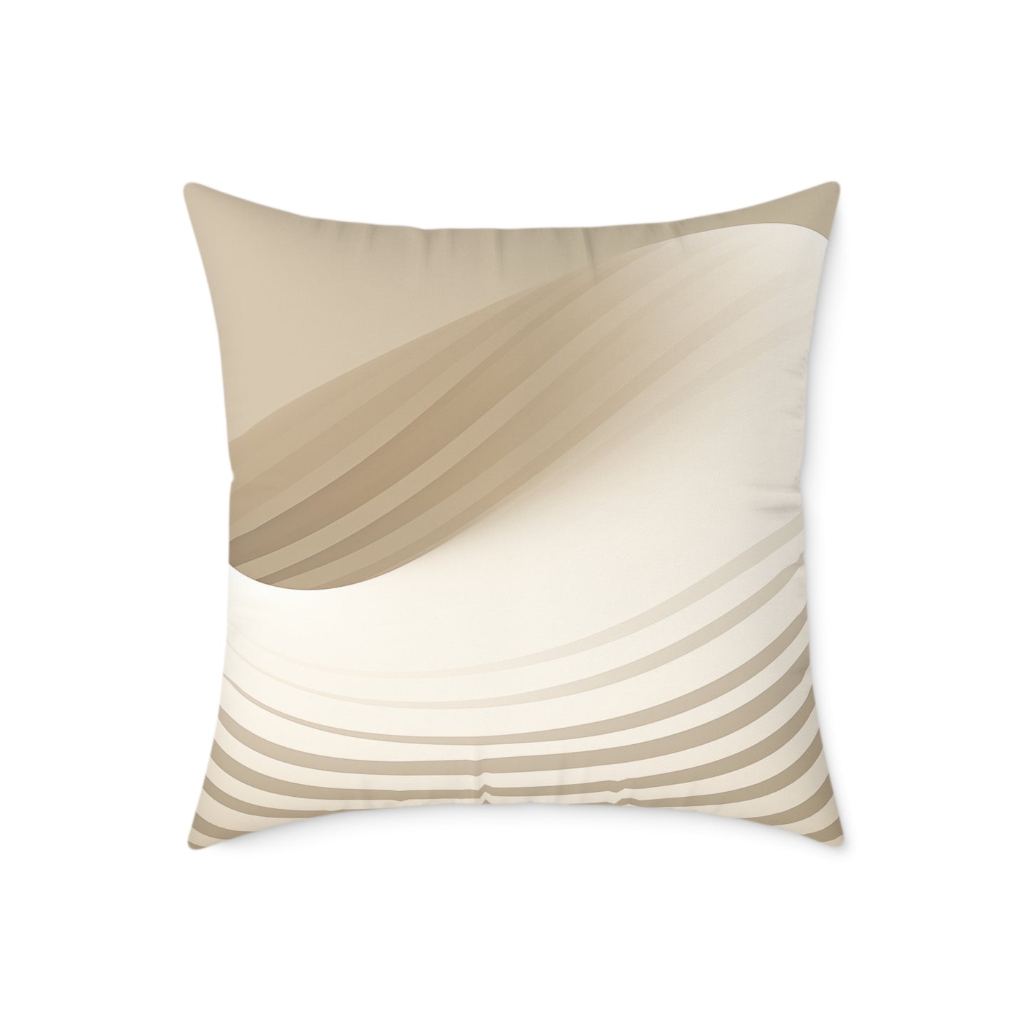 Sculpted Sands - Square Poly Canvas Pillow