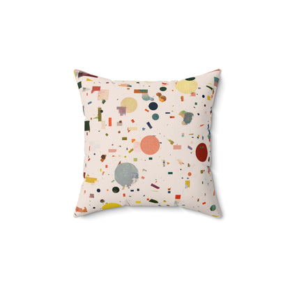 Playful Party Dots - Spun Polyester Square Pillow