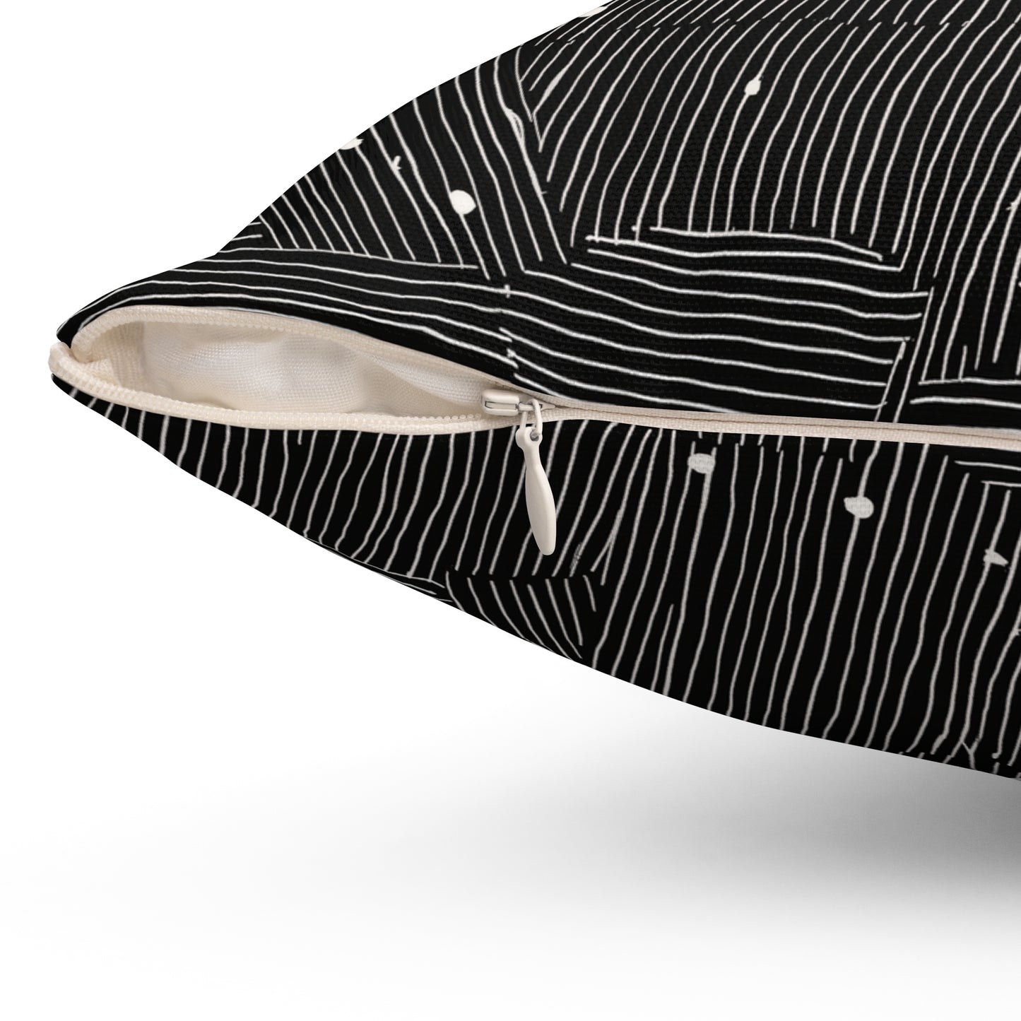 Maze Geo - Spun Polyester Square Pillow