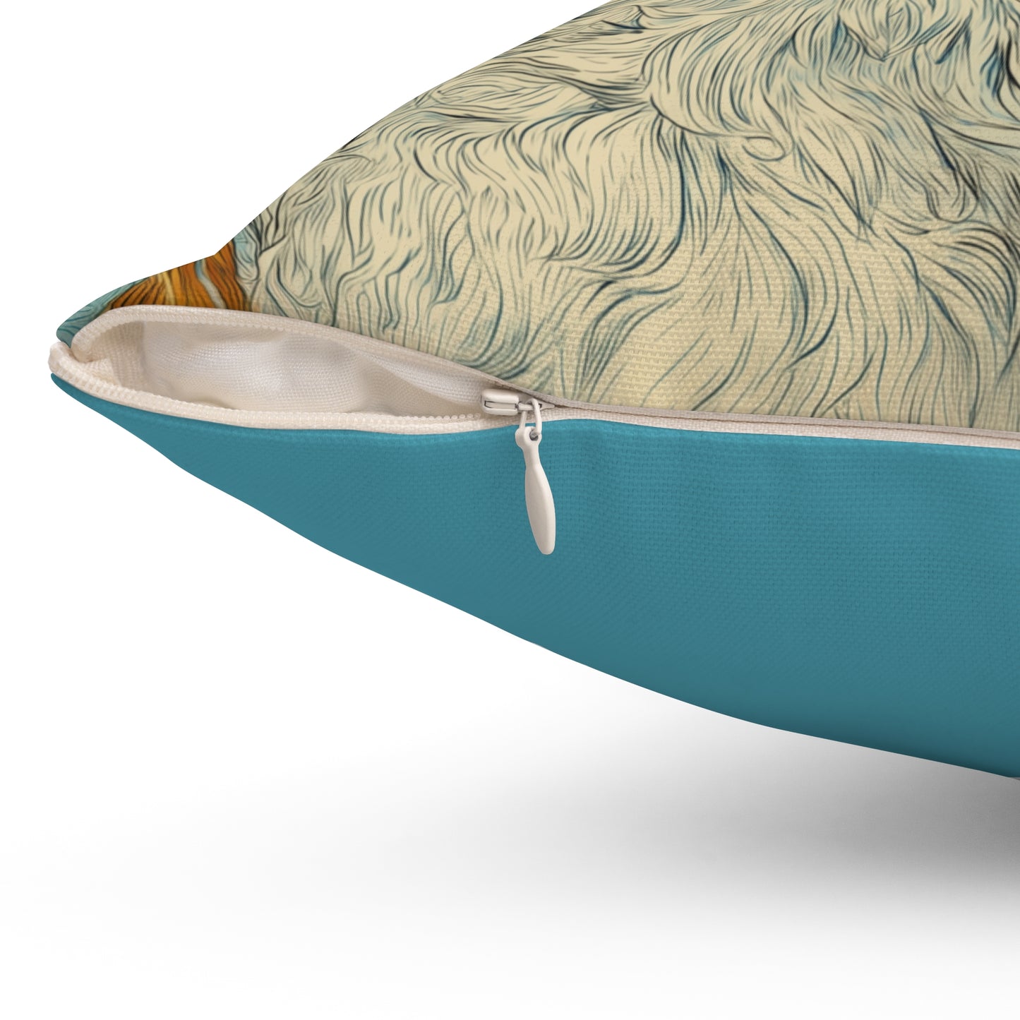 Sky Dreams Podenco - Spun Polyester Square Pillow
