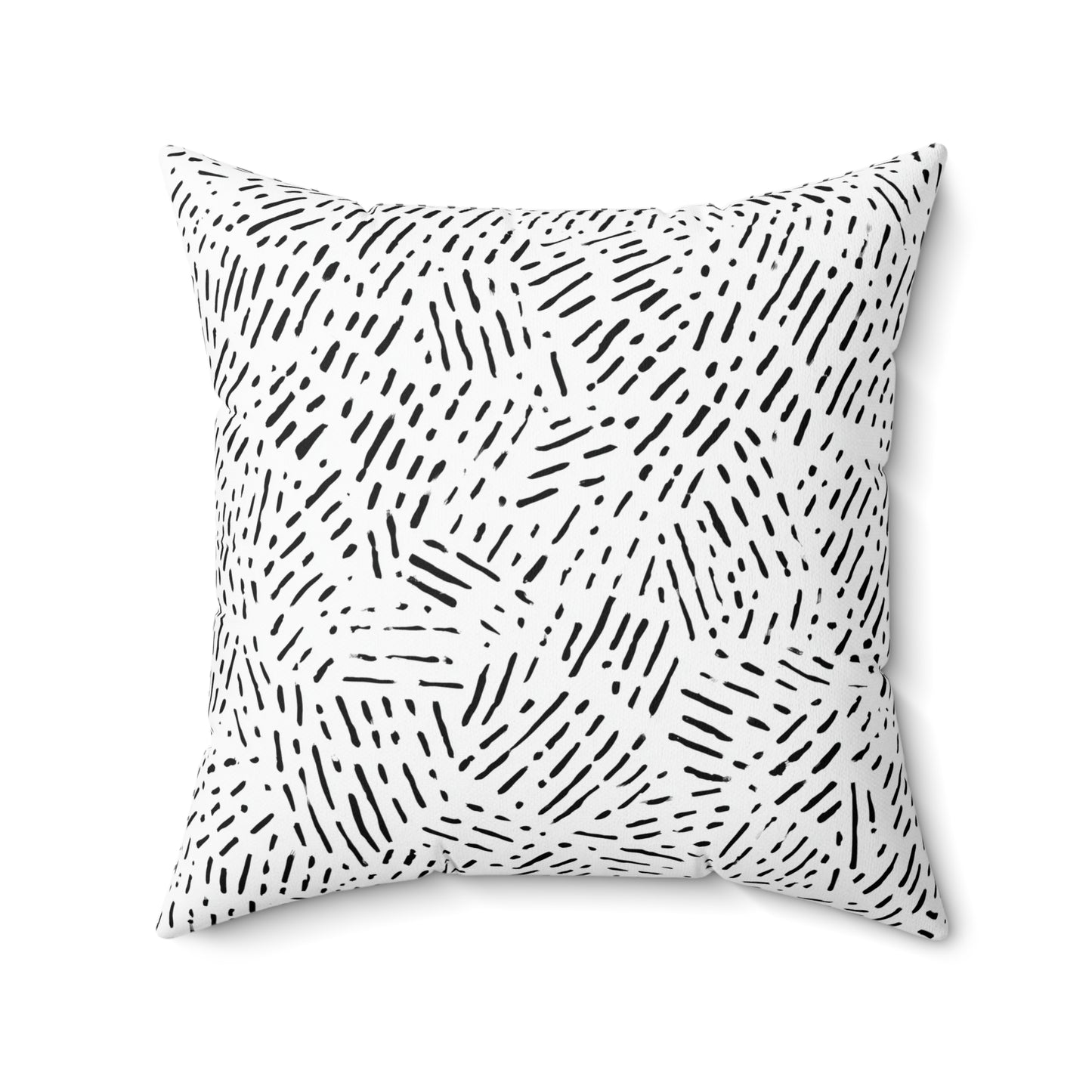 Sketch Scatter Lines - Spun Polyester Square Pillow