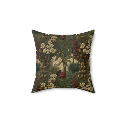 Thistlewood Woodland Bloom - Faux Suede Square Pillow