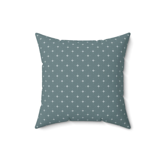 Slate Breeze - Spun Polyester Square Pillow