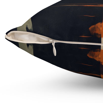 Ember Mirage - Spun Polyester Square Pillow