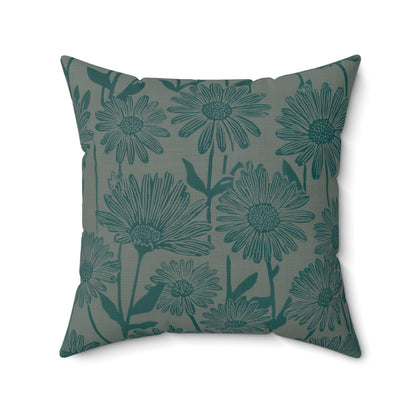 Forest Echo - Faux Suede Square Pillow