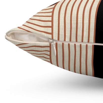 Loop Line - Spun Polyester Square Pillow