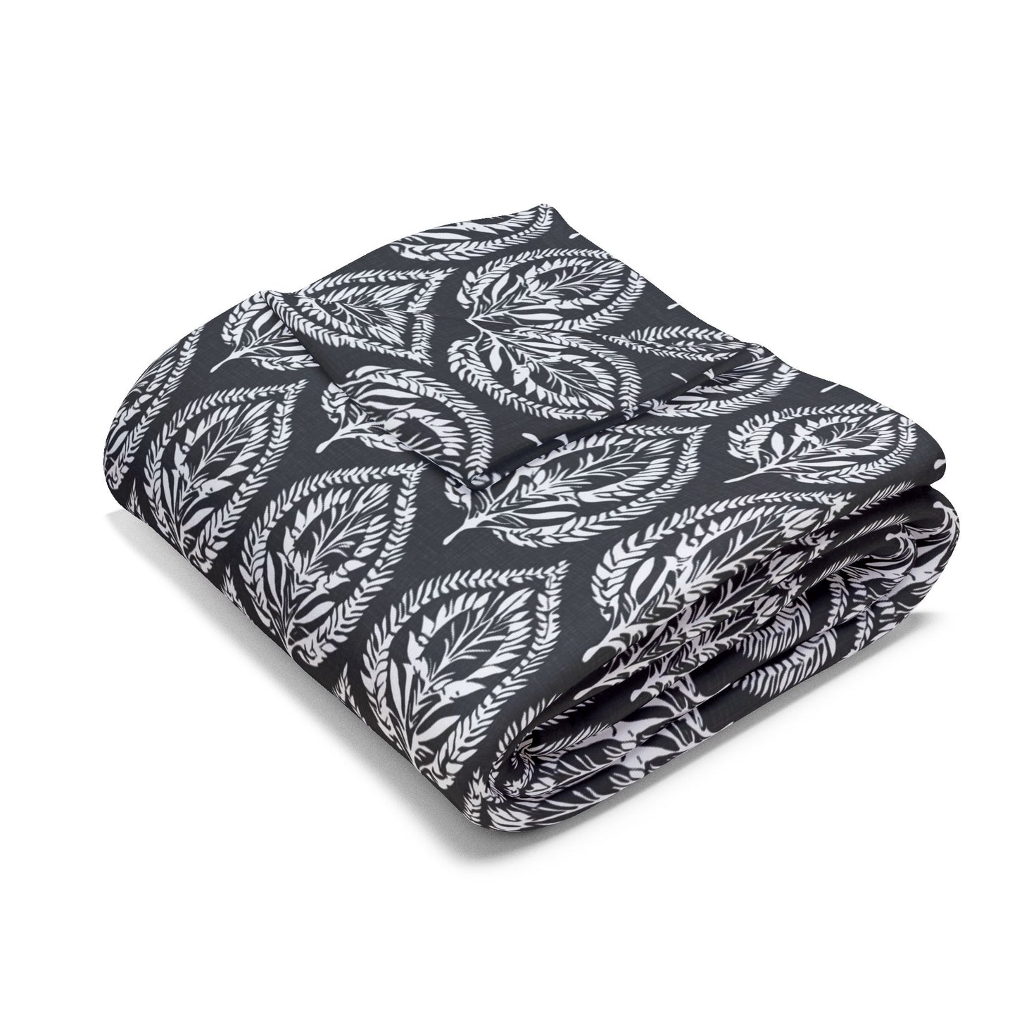Deco Leaf - Arctic Fleece Blanket