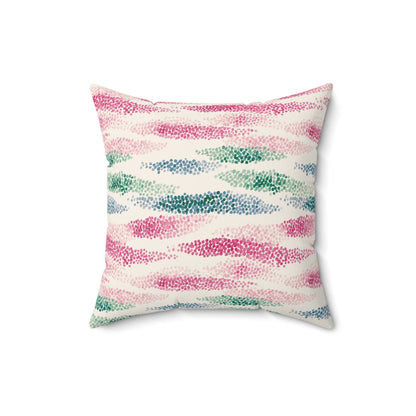 Wild Rose Tide - Spun Polyester Square Pillow